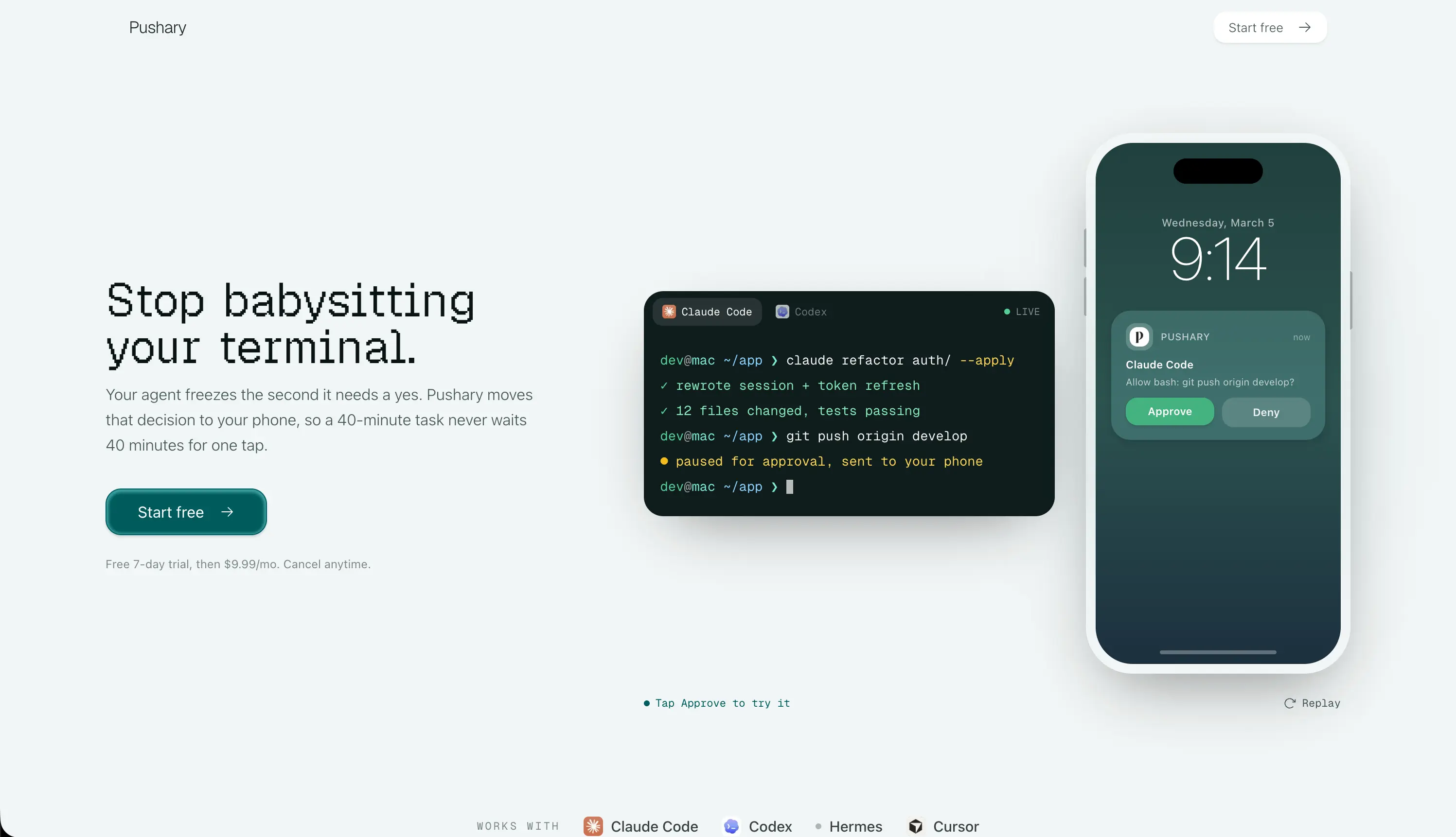 Pushary - Screenshot 1